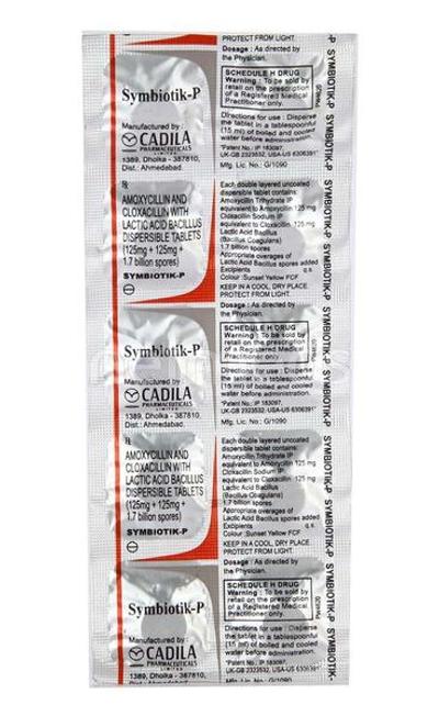 Symbiotik P Tablet 10'S - Bacterial Infections-Pen