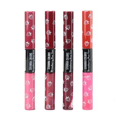 Sivanna Colors 2 in 1 Matte & Shining Lip Gloss - DK035 04 20 gm - Lip Glosses