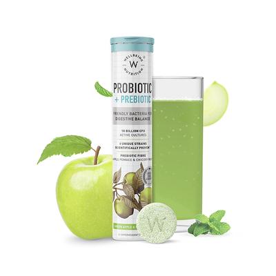 Wellbeing Nutrition Daily Probiotic + Prebiotic, 18 Billion CFU, 6 Strains Fiber for Digestion, Gut Health and Metabolism - Digestive Health