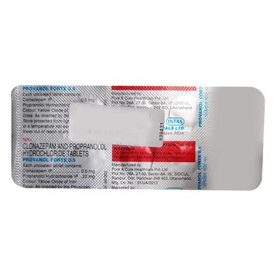 Provanol Forte 0.5/20mg Tablet 10'S - Depression-Ant