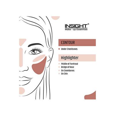 Insight Cosmetics Duo Stick Conceal Contour + Highlighter - 03 Chocolate 8.5 gm - Highlighters & Illuminators