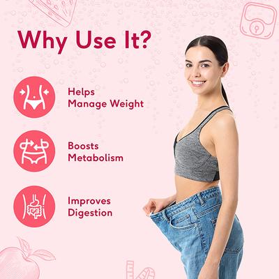 HK Vitals Apple Cider Vinegar 750mg, for Weight Management and Gut Health, Supports Digestion, No Added Sugar, Watermelon Flavour, 15 Effervescent Tablets 4's - Apple Cider Vinegar - Acv