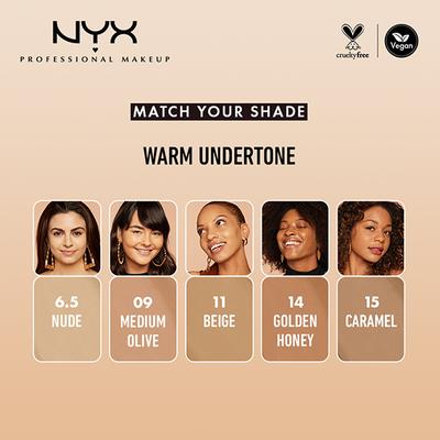 Nyx Professional Makeup Total Control Pro Drop Foundation - Nude 13 ml - Foundation