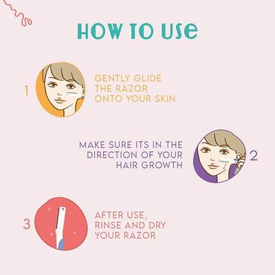 Furr By Pee Safe Face Razor For WomenRazor For Face, Eyebrow, Chin & Upper Lips 1's - Face & Eyebrow Razors