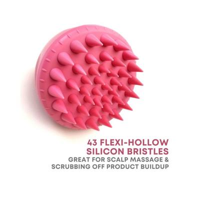 Alan Truman Scalp Sos - Scalp Massage & Shampoo Brush - Pink 1's - Hair Brushes