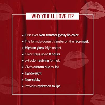 Colorbar Sassy Sexy Kiss Proof Gel Lipcolor - (007) 3.5ml - Liquid Lipsticks