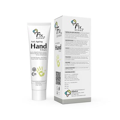Fixderma Anti Ageing Hand Cream for Women and Men for Dry and Rough Hands All Skins Types 30 gm - Night Cream