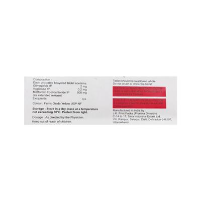 VOGLISTAR GM 2 Tablet 15's - Diabetes-Ant
