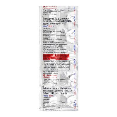Telma Beta 25 Tablet 10'S - Hypertension-Ana
