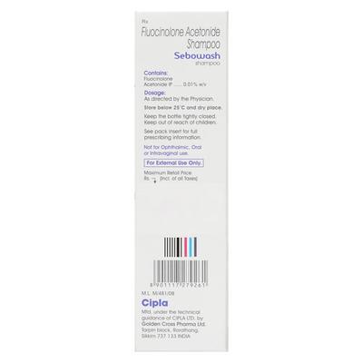 SEBOWASH Shampoo 125ml - Dandruff-TAA