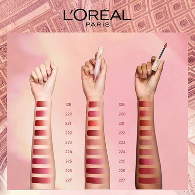L'Oreal Paris Chiffon Signature Liquid Lipstick, 226 Sink In 7 ml - Liquid Lipsticks