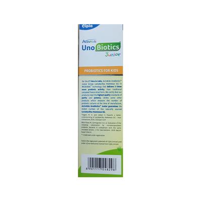 Activkids Unobiotics Junior Sugar Free Sachet 1gm - Supplements-Vam