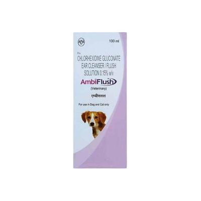Intas Ambiflush Ear Cleanser 100 ml - Pet Grooming