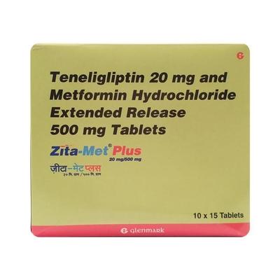 Zita Met Plus 20/500mg Tablet 15'S - Diabetes-Ant
