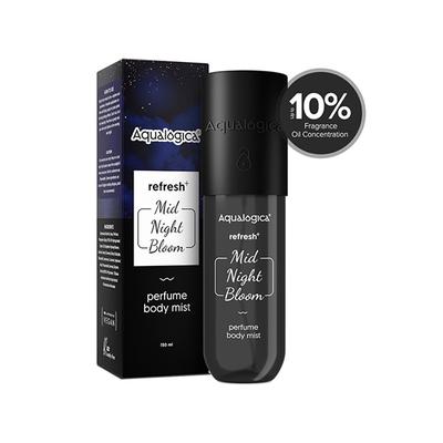 Aqualogica Refresh+ Perfume Body Mist - Mid Night Bloom 150 ml - Body Mist/Spray