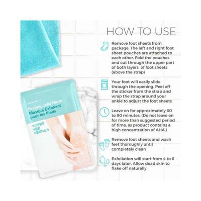 The Face Shop Smile Foot Peeling Jelly Mask 40 Ml - Foot Creams & Lotions