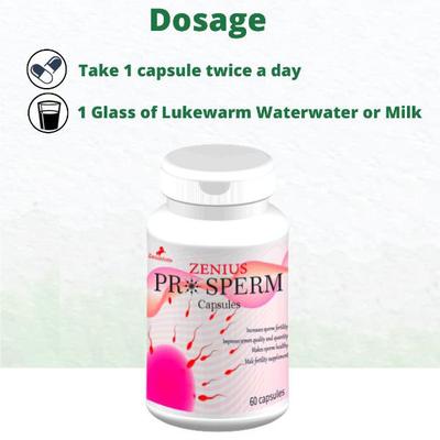 Zenius Pro Sperm Capsule 60's - Other Supplements