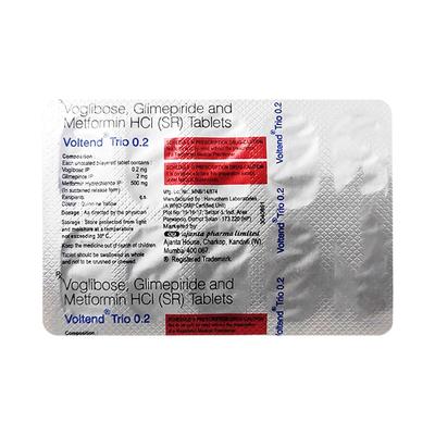 VOLTEND TRIO 0.2 Tablet 10's - Diabetes-Ant