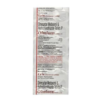 Olmin H 40mg Tablet 10'S - Hypertension-Ang