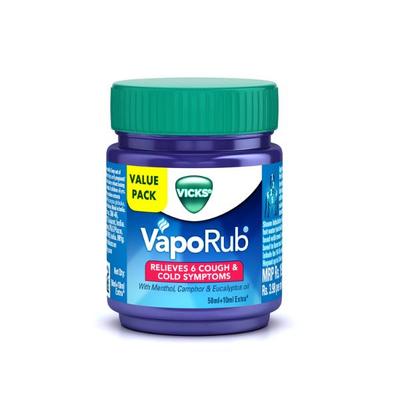 Vicks VapoRub Cough Relief 50 ml + 10 ml Extra - Balms & Rubs