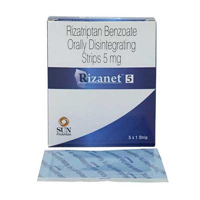 Rizanet 5mg Oral Disintegrating Strips 1'S - Migraine