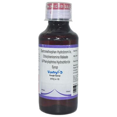 Ventryl D Cough Syrup 100ml - Cough And Cold-Cou