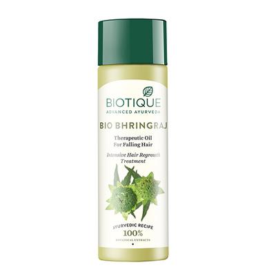 Biotique Bhringraj Anti Hair Fall Therapeutic Hair Oil 120ml - Hair Oils