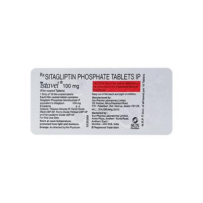 ISTAVEL 100mg Tablet 10's - Diabetes-Ant