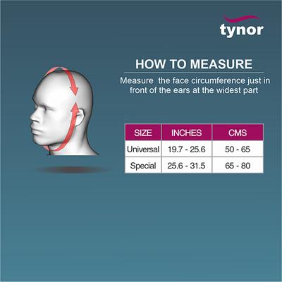 Tynor Compression Garment Face Open Hood (SPL) (I 85) - Abdomen/Neck/Arm/Elbow Supports