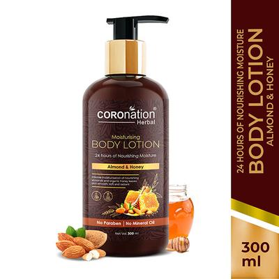 COROnation Herbal Almond and Honey Body Lotion 300 ml - Lotions & Creams