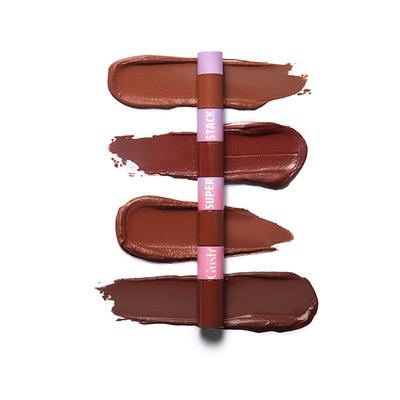 Gush Beauty Palak Tiwari - Super Stack- Brown & Lovely 4-In-1 Liquid Lipstick 8.4ml - Liquid Lipsticks