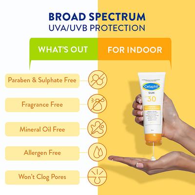 Cetaphil Sun SPF 30 Face and Body Light Gel - Sensitive/Oily Skin 100 ml - Body Sunscreen