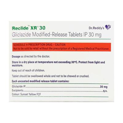 RECLIDE XR + 30 Tablet 15's - Diabetes-Ant