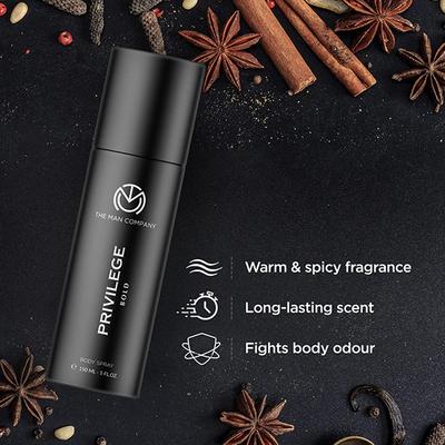 The Man Company Body Spray Multifaceted (TMC-WEB-2324) each 150ml 4's - Men Perfumes (Edt/Edp)