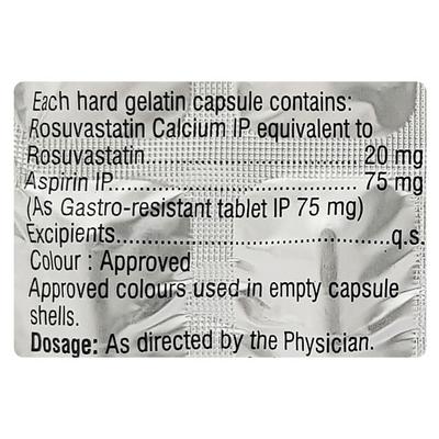 ROSUVOTIN ASP 20 Capsule 10's - High Cholesterol-Dys
