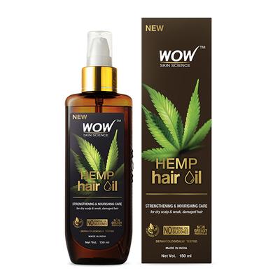 WOW Skin Science Hemp Hair Oil 150 ml - Hair Oils