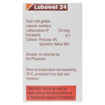 Lubowel 24Mcg Capsule 15'S - Constipation-Lax