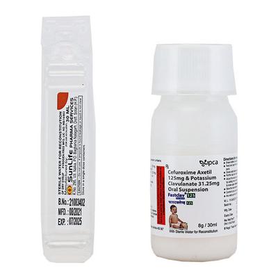 Fastclav 125mg Dry Syrup 30ml - Bacterial Infections-Cep