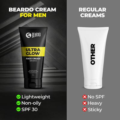 Beardo Ultra Glow SPF 30 Face Cream 60 gm - Face Creams