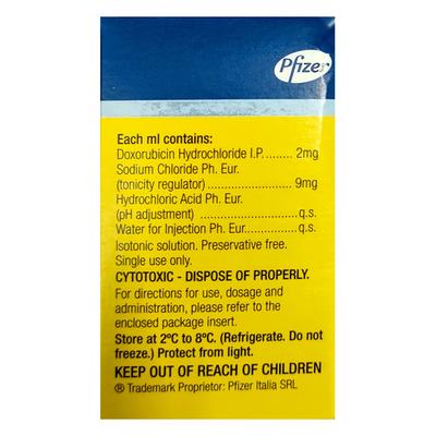Adriamycin Rtu 50mg Injection 1'S - Cancer Oncology-Cyt