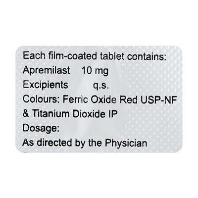 Apraize 10Mg Tablet 4's - Psoriasis/Seborrhea/Ichthyosis-Pso