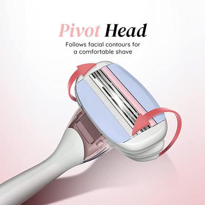 LetsShave Evior 3 Sensitive Razor for Women - 1 Handle + 1 Blade  Smooth Full Body Shave - Shaving & Hair Removal
