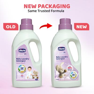 Chicco Sensitive 0M + Baby Laundry Detergent Delicate Flowers 1000 ml - Baby Detergents