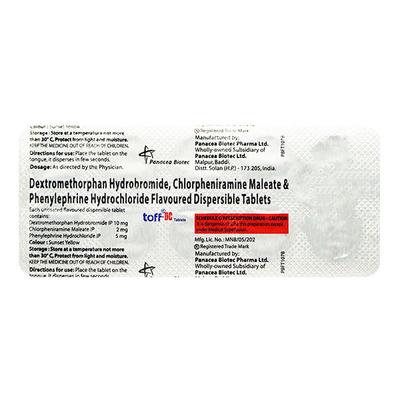 Toff DC Tablet 10'S - Cough And Cold-Cou