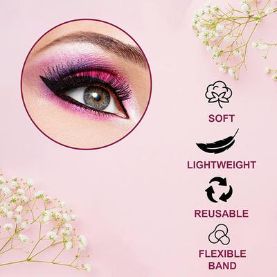 Bronson Professional False Eyelashes Set of 10 Pair 6D Long and Natural 113 Fake False Lashes 1's - Eyelashes