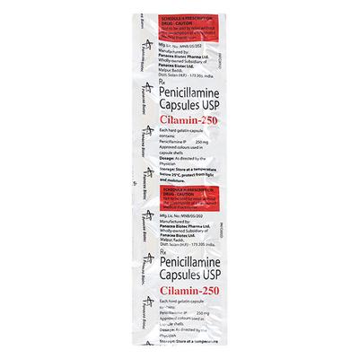 Cilamin 250mg Capsule 10'S - Rheumatoid Arthritis-Dis