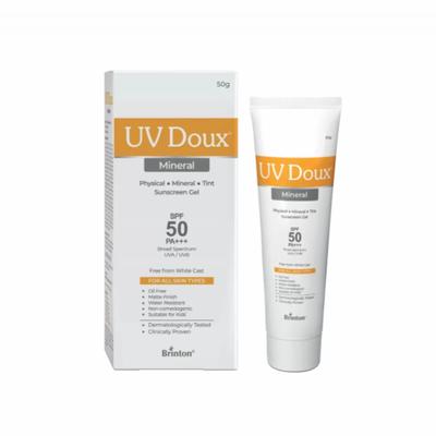 UV Doux Mineral SPF 50 PA+++ Sunscreen Gel 30 g - Face Sunscreen