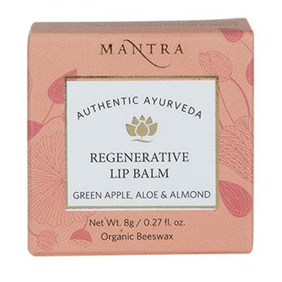 Mantra Green Apple Aloe and Almond Regenerative Lip Balm 8 gm - Lip Balms