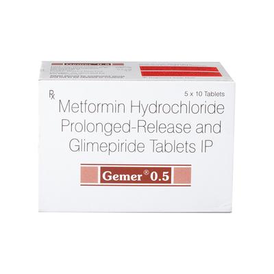 Gemer 0.5mg Tablet 10'S - Diabetes-Ant