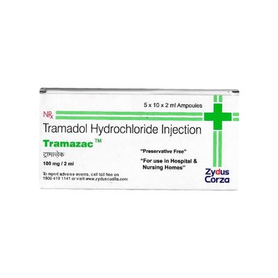 Tramazac 100mg Injection 2ml - Pain relief-Ana
